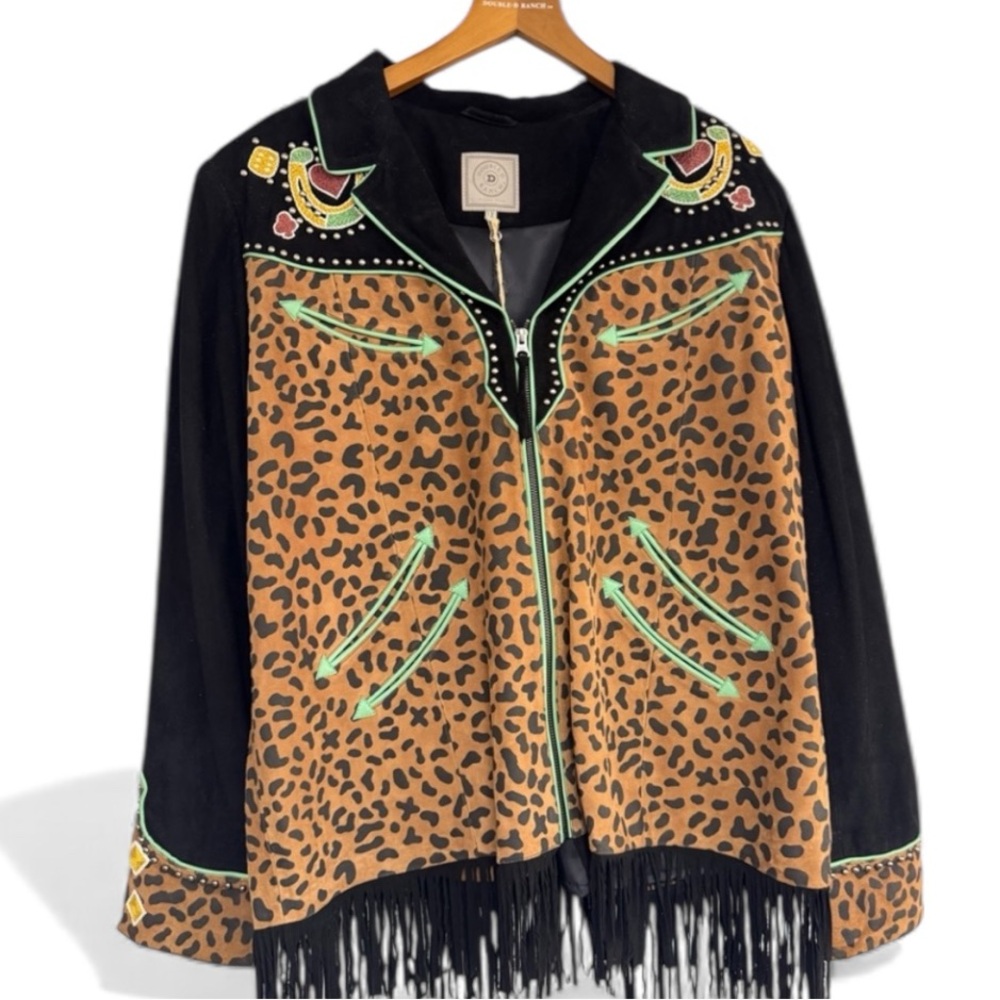 Double D Ranch heavily embellished and embroidered “Wildcatter” Jacket NWT - Picture 2 of 13